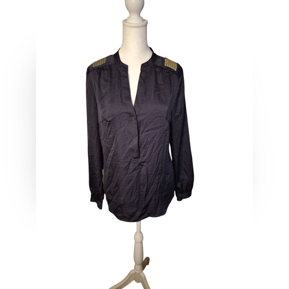 The Limited Purple Blouse Gold Plated